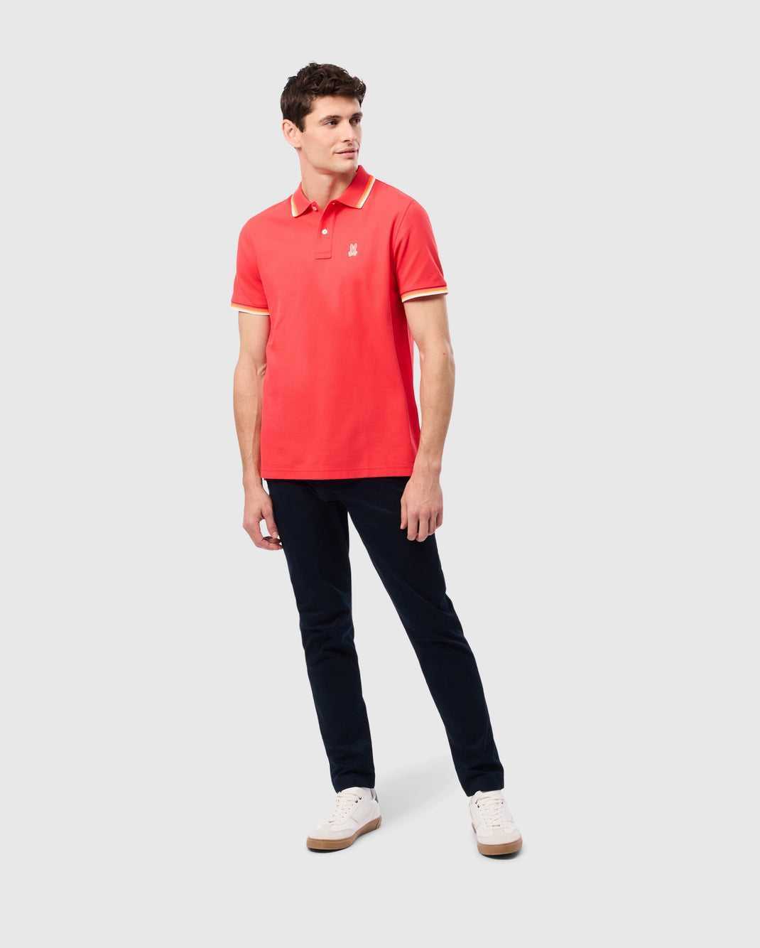 Polos Psycho Bunny Granbury Pique Polo Hibiscus Homme | PIC-87597341